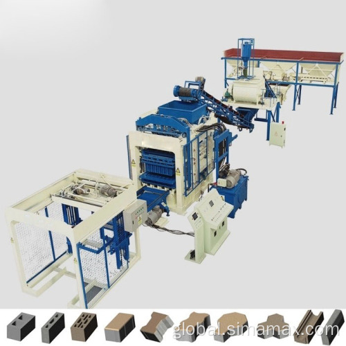 Concrete Block Machine Components Cement Automatic Paver Brick Making Machine Manufactory